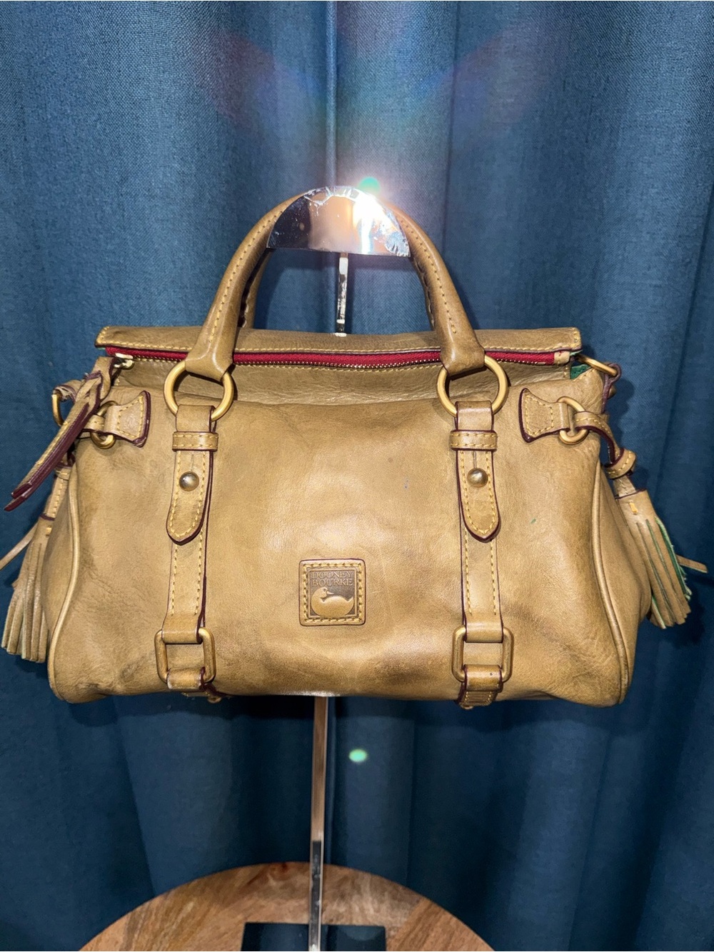 Dooney & Bourke Fern Florentine Leather Mini Satchel